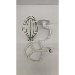 Kitchenaid Dough Hook,K5ADH Replacement Wire Whip, Beater for 5QT Stand Mixer